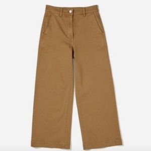 Everlane Ochre Wide Leg Crop Pant, 6